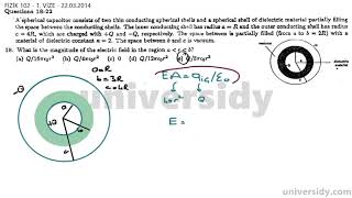 İTÜ FİZ 102E 1 VİZE 22032014 SORU 18 [upl. by Ferree582]