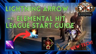 PoE 325 Lightning Arrow  Elemental Hit of Spectrum League Start Guide [upl. by Eldwon]