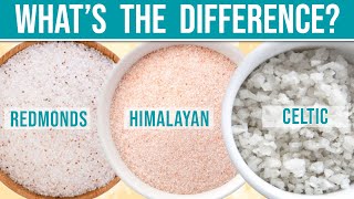 WHICH SALT IS BEST Redmonds Salt vs Himalayan Pink Salt vs Celtic Sea Salt [upl. by Esorlatsyrc]