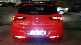 Opel Astra k plaka led uygulaması [upl. by Annaegroeg]