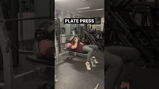 Plate Press Chest Exercise [upl. by Aloise865]