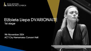 Elžbieta Liepa DVARIONAITĖ  1st Stage the 12th Hamamatsu International Piano Competition [upl. by Nyltak]