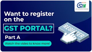 Want to register on the GST Portal Watch Part A of new Registration Application [upl. by Branca359]