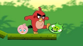 Angry Birds Kick Piggies  PLAY GAMES HELP STELLA KICK THE BLUE PIGS [upl. by Netsriik207]