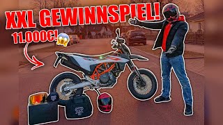 ICH VERSCHENKE DIESES 10000€ MOTORRAD AN DICH 400k Abonnenten Special  Kuhlewu [upl. by Rebna]