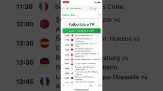 quieres ver futbol en vivo en tu Celular deportes futbolinternacional fútboleuropeo [upl. by Virgel]