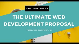 Writing the Ultimate Web Development Proposal walkthrough [upl. by Ahsyat686]