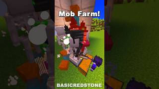 Minecraft Mob Farm 121 shorts [upl. by Calendra262]