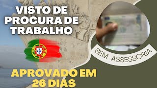 Visto de Procura de Trabalho em 26 Dias  VSF Global e Consulado Ba Documentação Custos e Prazos [upl. by Ferdinana19]