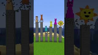 QUE SPRUNKI PICA MAS RAPIDO shorts sprunki novia catnap minecraft [upl. by Auqinimod]