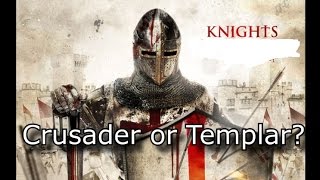 The Crusaders and The Templars What is the difference Historical Presentation [upl. by Hewe]