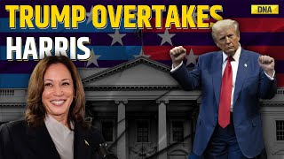 US Presidential Election 2024 Trump Overtakes Harris For First Time In The Election Forecast [upl. by Ellertnom]