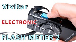 Old But Still Reliable  How to Use Vivitar Electronic Flash Meter 2 [upl. by Aelber]