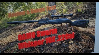 Unboxing amp Review Gamo Swarm Whisper 22 Cal Air Rifle  Range Testing Included [upl. by Nuahc]