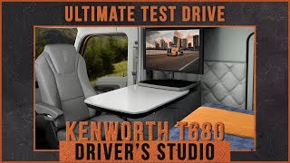 Take a Tour of the Kenworth T680 Drivers Studio [upl. by Sevart173]