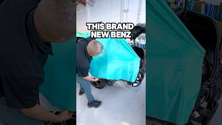 Wrapping Brand New 100000 Mercedes Benz carwrap carwrapping asmrsounds asmrvideo [upl. by Rolyt]