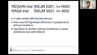 Geriatric Medicine Journal Club August 23 2024 [upl. by Nwahsyt164]