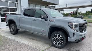 Grey 2024 GMC Sierra 1500 AT4 Review Calgary AB  Wolfe Calgary  TU365367 [upl. by Rosel]