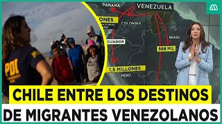 Crisis migratoria Chile es el 4° país que mas venezolanos ha recibido [upl. by Mailliwnhoj]