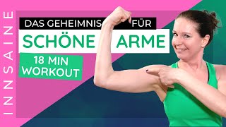 Schöne Arme Workout  12 einfache Übungen für straffe Oberarme [upl. by Nylteak]