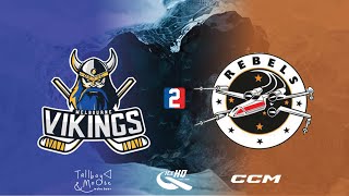 Vikings VS Rebels  Div 2  5th August  IceHQ Beer League ice hockey [upl. by Asenav]