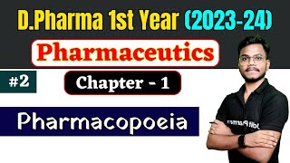 Pharmaceutics Ch1 । Pharmacopoeia  IP  BP amp USP ।DPharma 1st YearBy Mithilesh kumar [upl. by Tana]