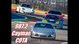 9872 Cayman S Testing at COTA [upl. by Emlynne]