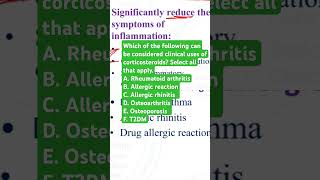 Clinical uses of corticosteroids [upl. by Yznel929]