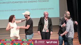 Premiação de projeto de ensino no X SINTEGRA UFVJM 2024 [upl. by Ahsikym]