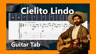 Cielito Lindo  Quirino Mendoza y Cortés  Guitar Tab [upl. by Eeldivad]