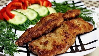 Шницель из свинины Вкусный и хрустящий на праздничный стол [upl. by Amabelle545]