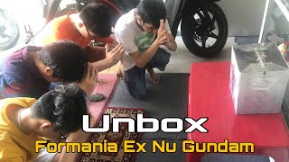 Unbox FORMANIA Nu Gundam RX93 tại GFT shop [upl. by Kcirddot]