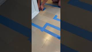 Repairing scratches on white oak flooring prep [upl. by Mitzi596]