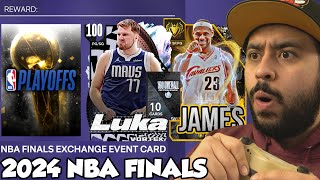 Free 100 Overall New NBA Finals Event Card New Locker Codes for CelticsMavericks NBA 2K24 MyTeam [upl. by Icrad356]