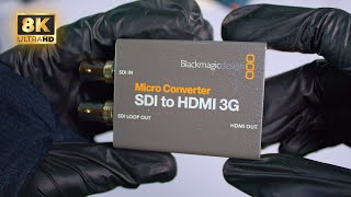 Blackmagic Design SDI to HDMI 3G Micro Converter  Unboxing [upl. by Sreip]