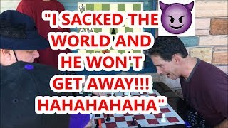 The Most Beautiful Attack In Coffee Chess History Carlini vs quotBrooklynquot Dave [upl. by Zebada639]