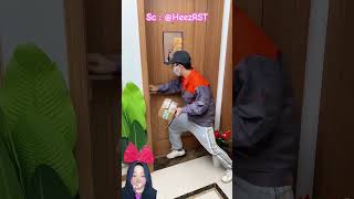 ALARM PENAHAN PINTU ANTI MALING ⁉️ HeezRST shorts funny dubbing [upl. by Nabru]