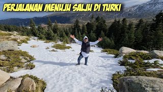 PERJALANAN MENUJU TEMPAT SALJU DI TURKI [upl. by Arymahs]