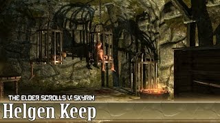 The Elder Scrolls V Skyrim  Helgen Keep Ambience [upl. by Avah163]