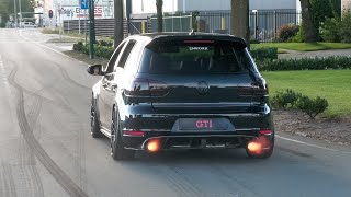 Volkswagen Golf 6 GTI with ANTILAG  INSANE Flames amp Pops and Bangs [upl. by Atinwahs]