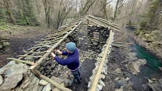 A Man Builds an Amazing Stone House from start to finish [upl. by Neit]