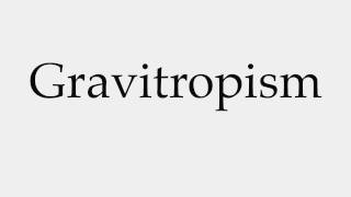 How to Pronounce Gravitropism [upl. by Layla]