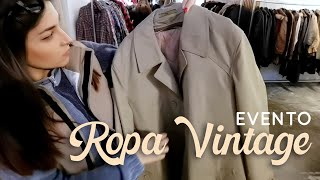 COMPRANDO ROPA VINTAGE AL KILO Evento Vinokilo [upl. by Negris]