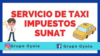 SERVICIO DE TAXI  LIBROS ELECTRONICOS Y DECLARA FACIL  SUNAT 2021  PARTE 2 [upl. by Rikahs]