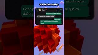 Ele TEM OS PENSAMENTOS MAIS ALIATÓRIOS ÀS 3 DA MANHÃ minecraft viralvideo shorts [upl. by Ykcub201]