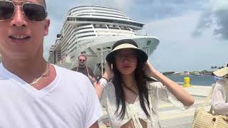 MSC Meraviglia Cruise Bahamas from Brooklyn NY… Part 3  Blue Lagoon Island  41 [upl. by Alber]