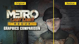 Metro Last Light Redux  Graphics Comparison [upl. by Rudolfo875]