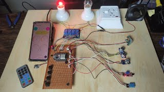 esp32 Smart Home Automation System  Home Security System using ESP32 [upl. by Nnylrats]