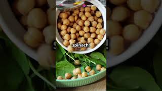 Quick Chickpea amp Spinach Curry Recipe [upl. by Nanine382]