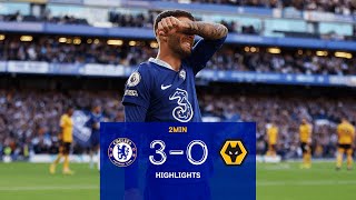 Chelsea 30 Wolves  Premier League Highlights [upl. by Lauren]